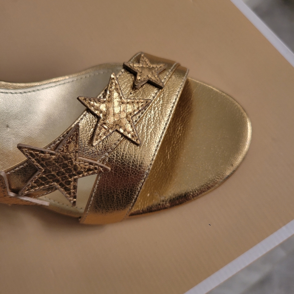 Gold shoe